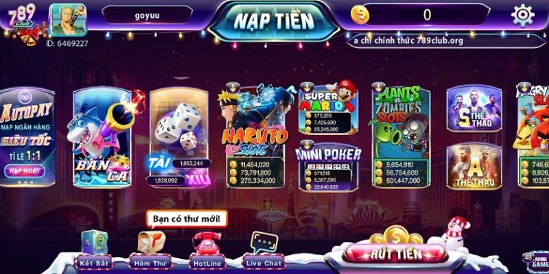 Nạp tiền vào 789CLUB bằng Vietcombank – Tiện lợi, An Toàn